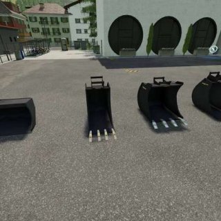 Engcon Excavator Tools Pack V1 0 FS25 FS22 Mod