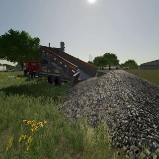 Load Trail Dump Trailer V1 0 0 0 FS25 FS22 Mod