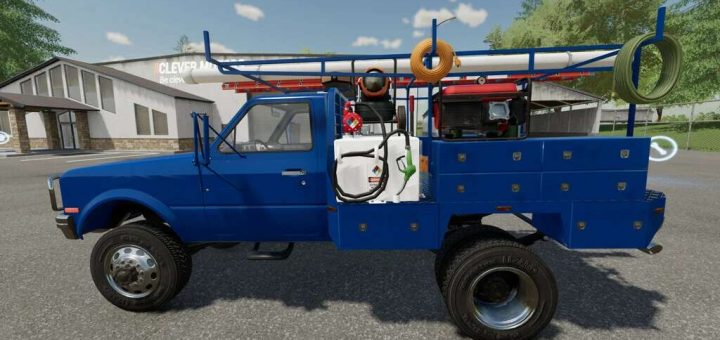 Flatbed Service Truck Mods FS22 Mods Farming Simulator 22 Mods