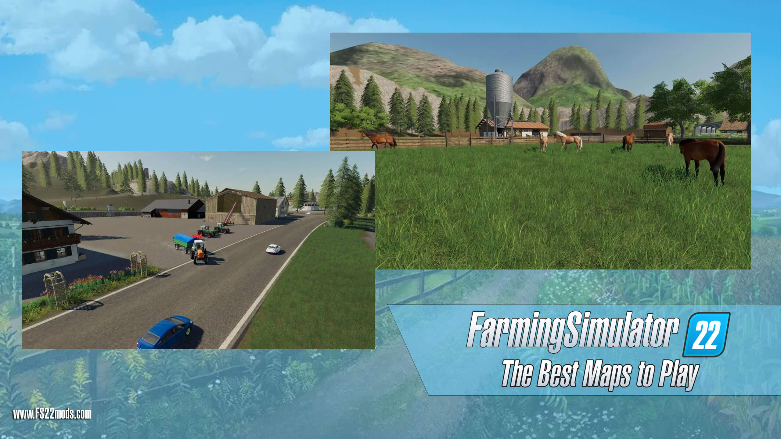 Best Maps to play on Farming Simulator 22  FS22