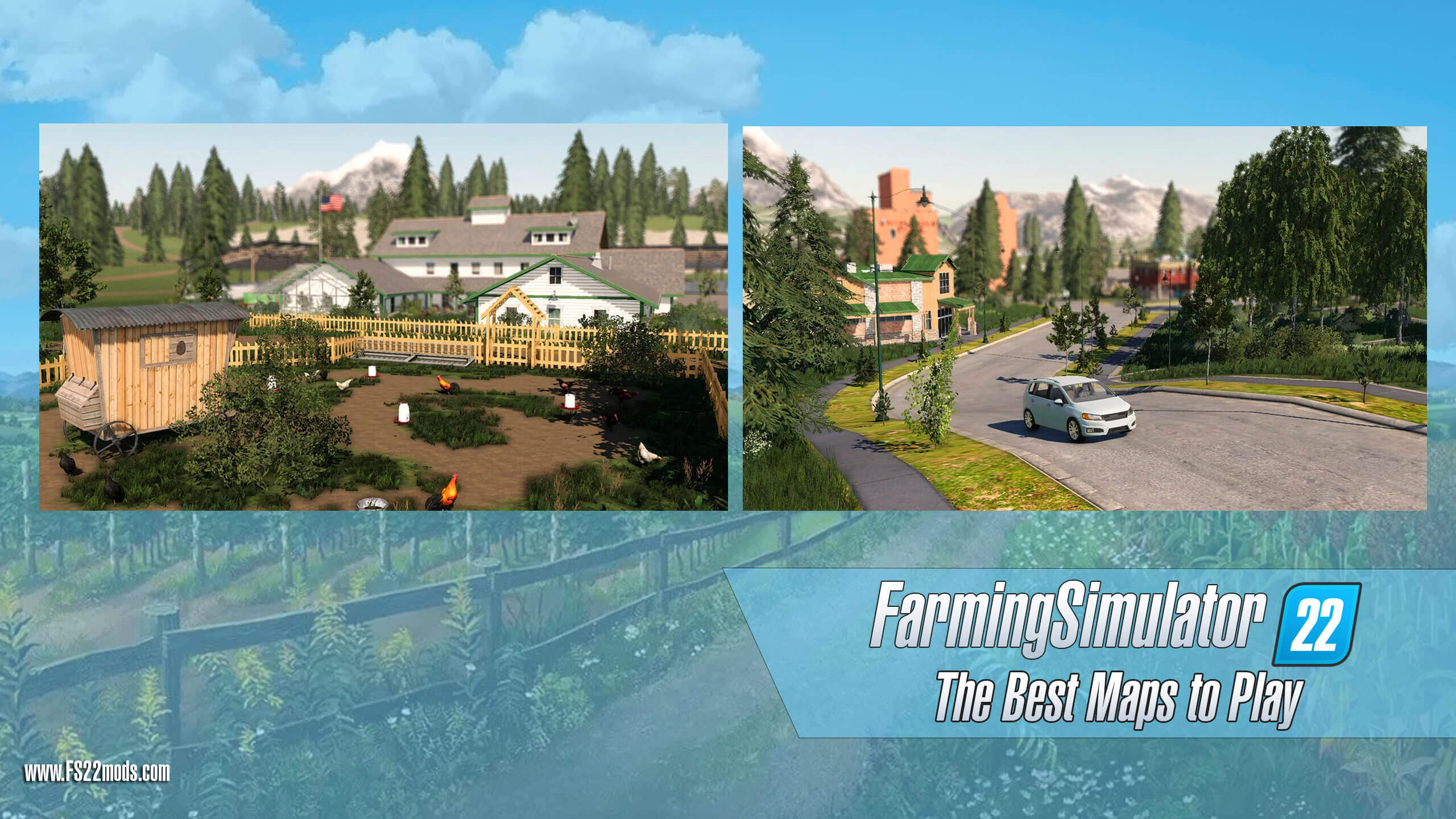 Best Maps to play on Farming Simulator 22  FS22