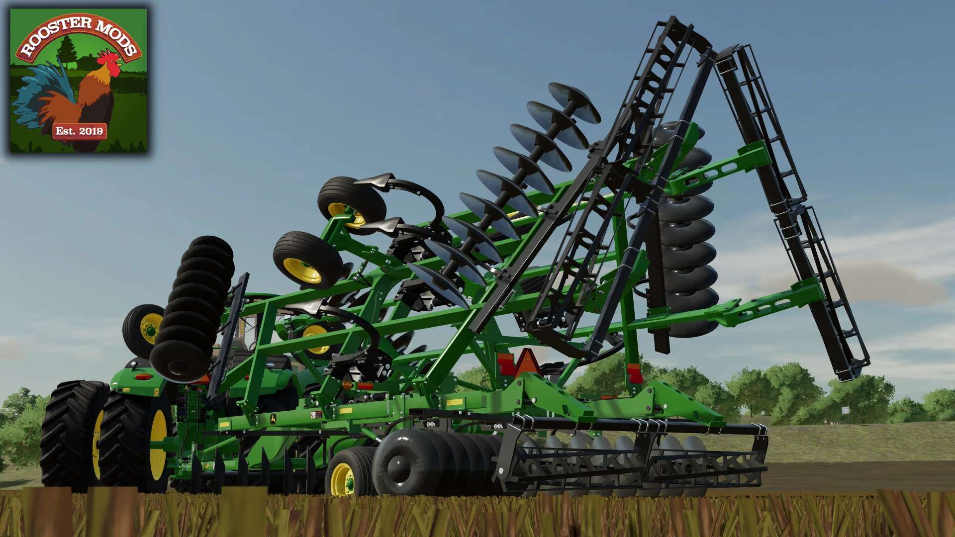 John Deere 2720 11 Shank Disk Ripper V10 Fs22 Mod