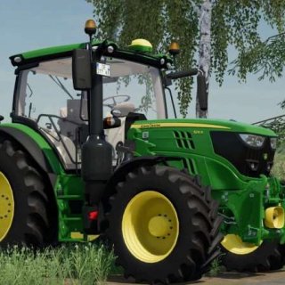 JOHN DEERE 6110-6130R v1.0.0.0 - FS25 / FS22 Mod