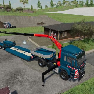 Man TGS Palfinger Crane V1.0.0.0 - FS25 / FS22 Mod