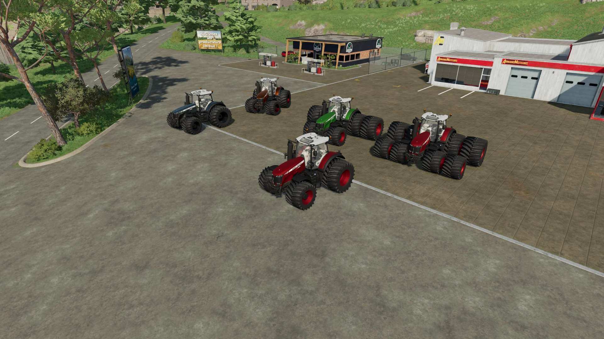 Massey Ferguson 8700 Tractor v1.0 - FS25 / FS22 Mod