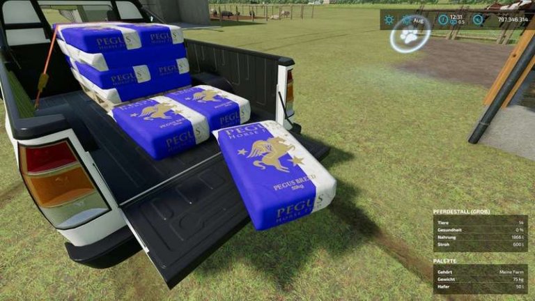 Pegus horsefeed Set v1.0.0.0 - FS22 Mod