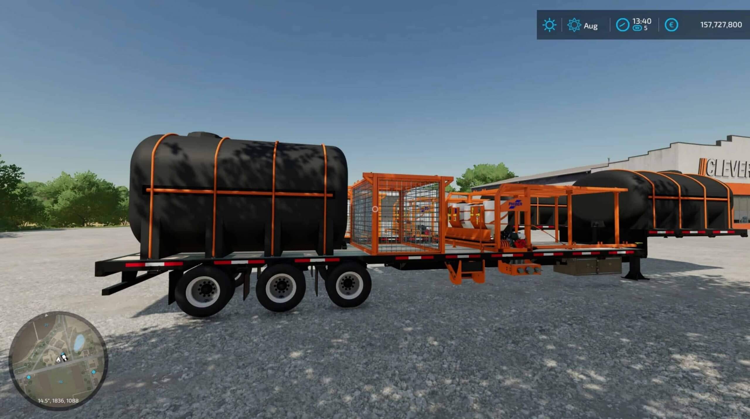 Phiber Dash Trailer V100 Fs22 Mod 1799