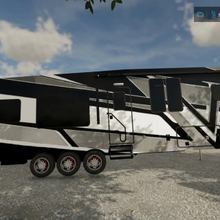 Voltage 5th Wheel Toy Hauler Camper v1.0.0.0 - FS25 / FS22 Mod