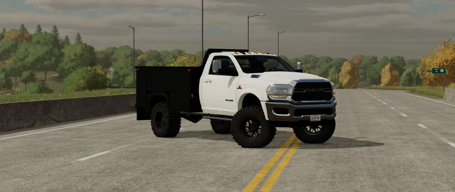 2020 Ram 5500 Single Cab Service Truck V10 Fs22 Mod 0367