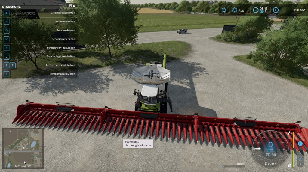 Corn Header 30m V2.0 - FS25 / FS22 Mod