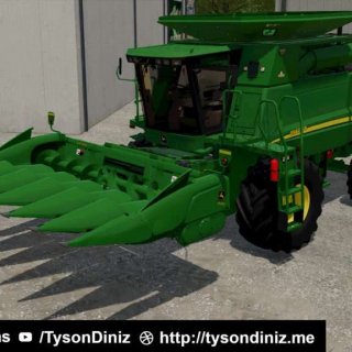 John Deere 606C 6 Row Corn Header v1.0 - FS22 Mod