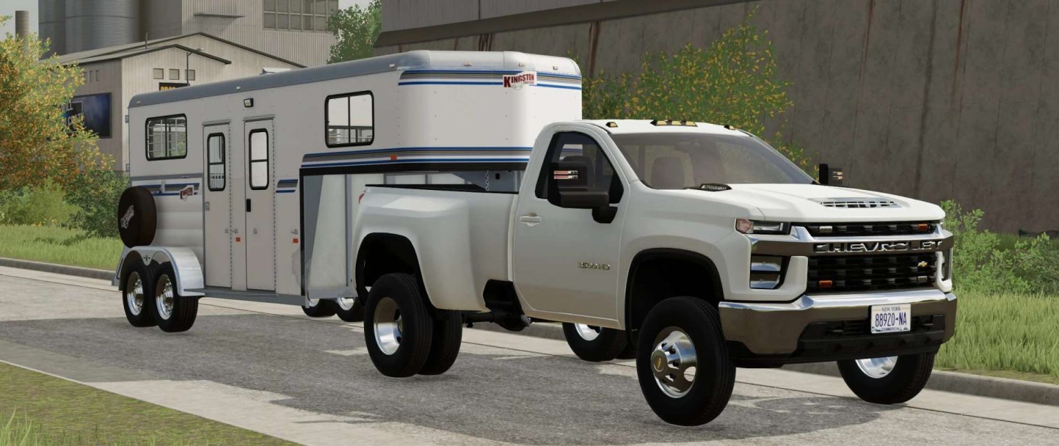 2020 Chevy Silverado 3500HD Single Cab Long Bed v1.0.0.0 - FS25 / FS22 Mod