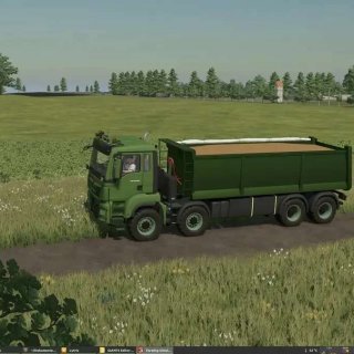 Man Tgs 18.500 Kipper Modified 8x8 V2.1 - Fs25   Fs22 Mod