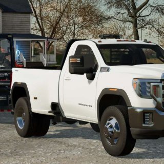 2020 GMC 3500HD Single Cab Long Bed V1.0.0.0 - FS25 / FS22 Mod