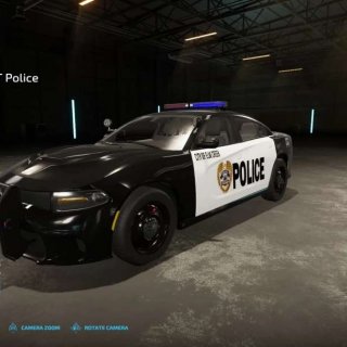 Dodge Charger SRT Hellcat Police Cruiser v1.0 - FS25 / FS22 Mod