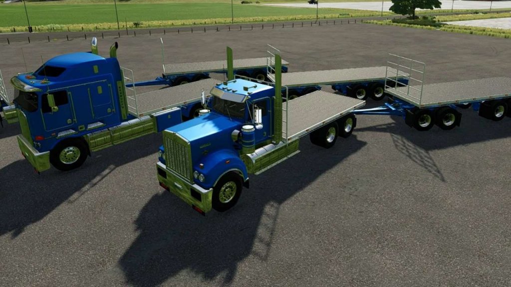 Kenworth T900 Trailers Autoload V1100 Fs22 Mod 4040