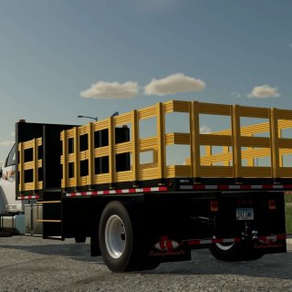 GMC C8500 Flatbed Cone Truck v1.0.0.0 - FS25 / FS22 Mod