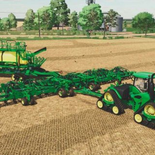 John Deere C850 Air Cart And P576 Air Hoe Drill v1.0.0.0 - FS25 / FS22 Mod