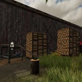 Firewood Production v1.0.0.0 - FS25 / FS22 Mod