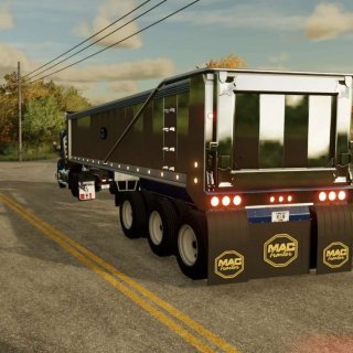 2022 MAC Tri-Axle End Dump Trailer v1.0.0.0 - FS22 Mod