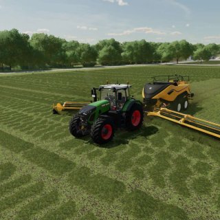 Pack Of Balers With Windrower v3.0.0.0 - FS25 / FS22 Mod