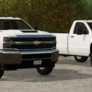 2017 Chevy Silverado 3500HD single cab long bed v1.0.0.0 - FS25 / FS22 Mod