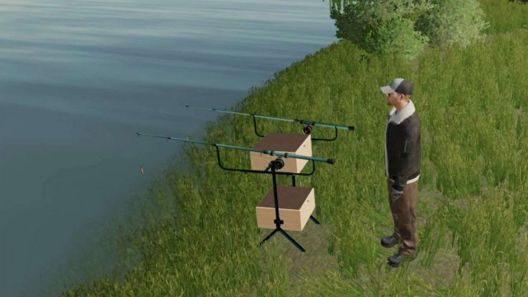 Fishing Stand v1.0.0.0 - FS25 / FS22 Mod