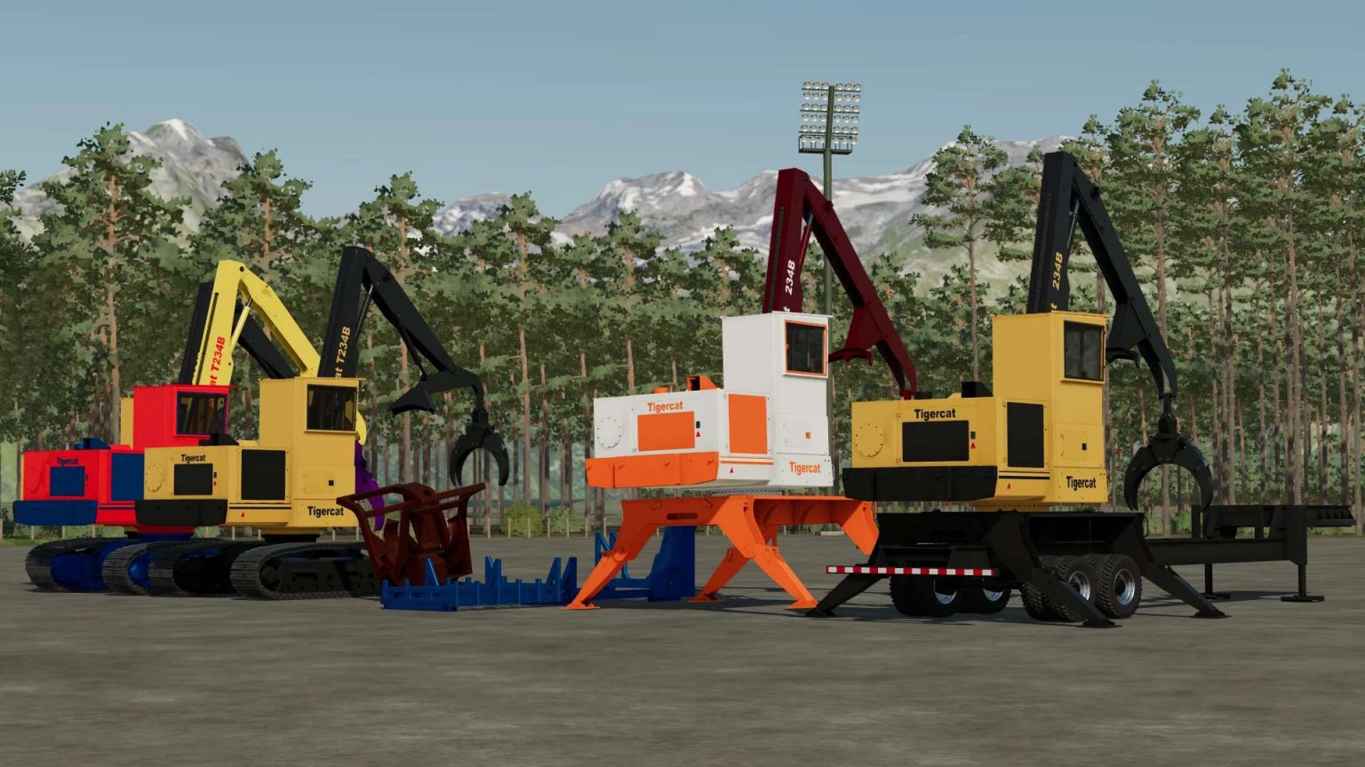 Tigercat 234b Knuckle Boom V1000 Fs22 Mod 1776