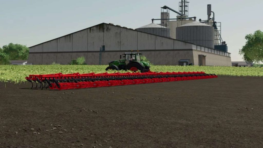 50 meter cultivator and plow v1.0.0.0 - FS22 Mod