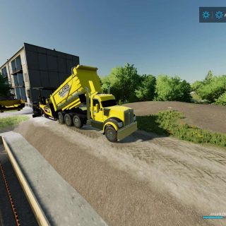 Alers Hauling Kenworth W990 Dump Truck V1 0 0 0 FS25 FS22 Mod