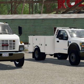 2022 Ford F600 Service Truck V1.0.0.0 - FS25 / FS22 Mod