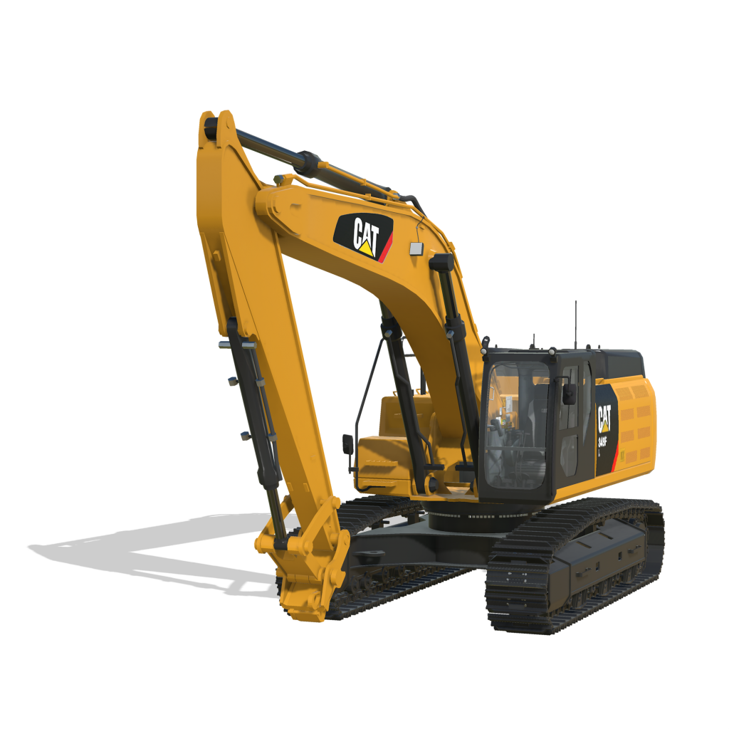 Cat E/F Series Excavator Pack v1.0.0.0 - FS22 Mod