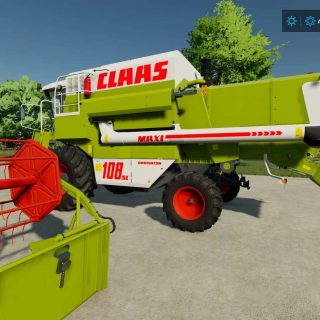 Claas Dominator 108sl V1.2.0.0 - Fs25   Fs22 Mod