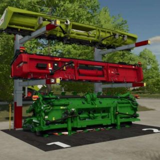 Lizard Hydra-Glide XL Header Storage System v1.0.1.0 - FS25 / FS22 Mod