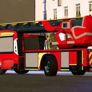 Magirus M32L AS N.B. Turntable Ladder V1.0.2.0 - FS25 / FS22 Mod