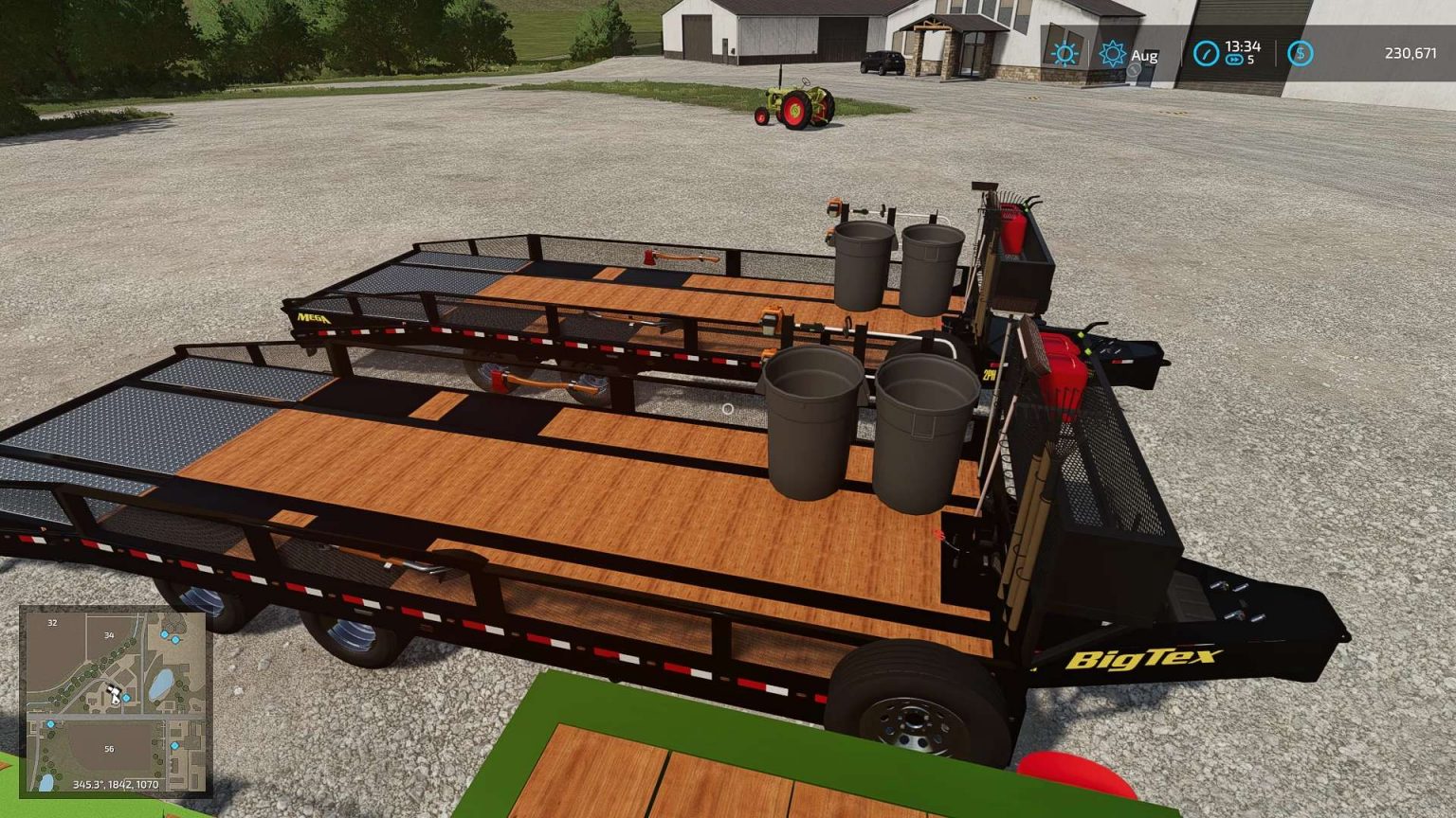 BigTex Bumper Pull CHS V3.0.0.0 - FS25 / FS22 Mod