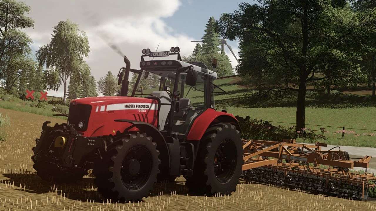 Massey Ferguson 6480 V1.2.0.0 - Fs25   Fs22 Mod