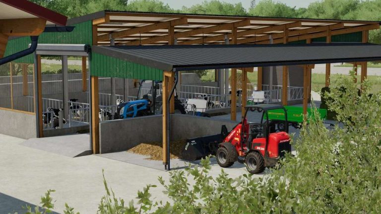 Calf Barn V1.0.0.0 - Fs25   Fs22 Mod