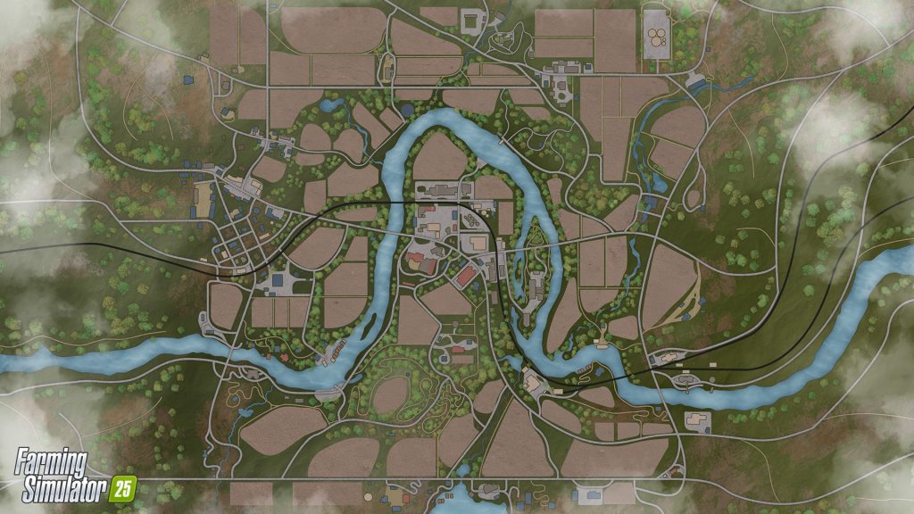 Riverbend Springs upcoming map for Farming Simulator 25 