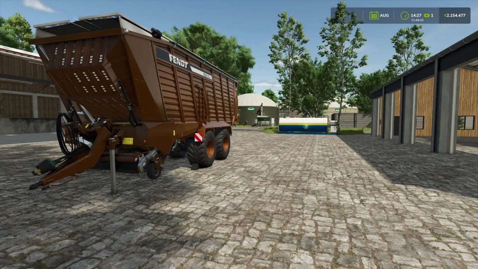 Fendt Tigo75vr Trailer V1.0.0.0 - Fs25   Fs22 Mod