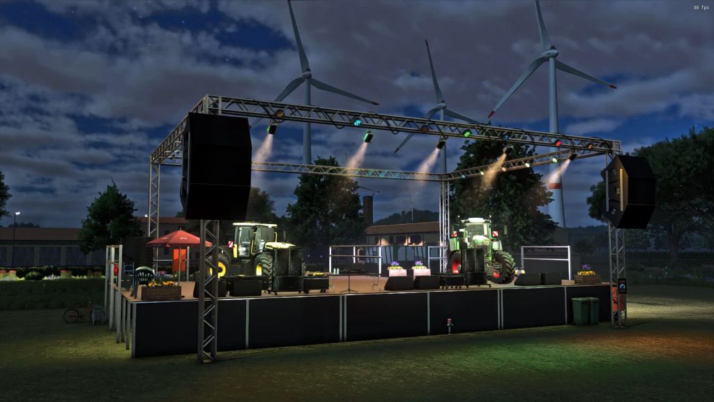 Placeable Stage with Light and Sound Show v1.1.0.0 - FS25 / FS22 Mod