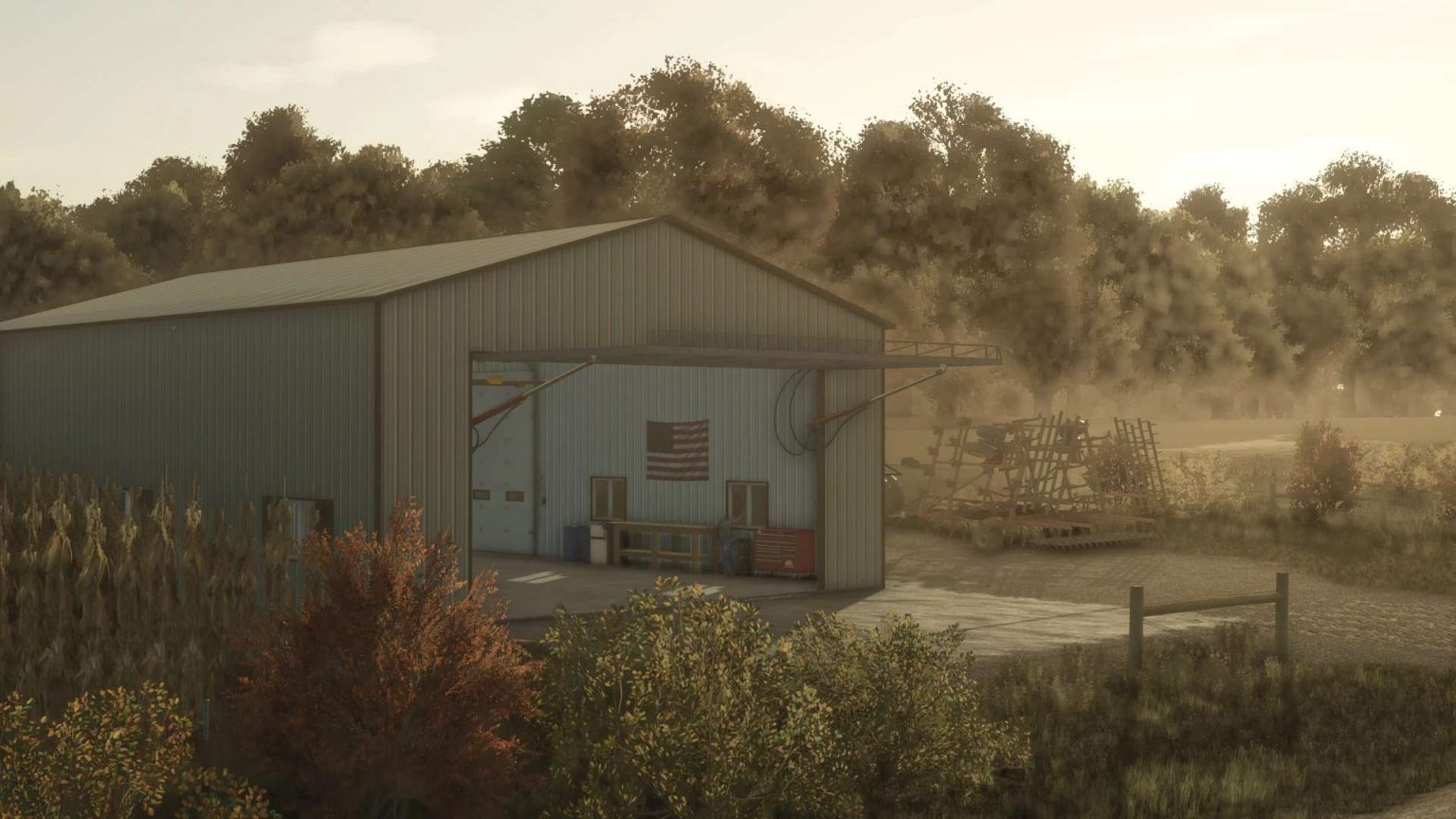 Small Heated Shop v1.0.0.0 - FS25 / FS22 Mod