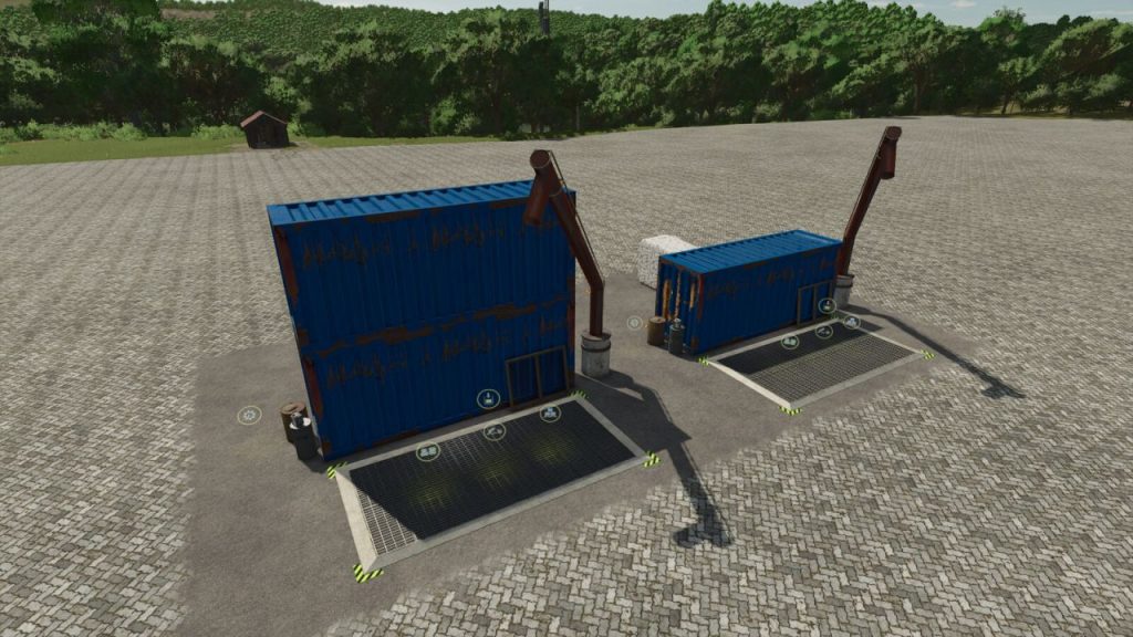 Security Container Fs22 Container Storage And Warehouse V1.0.0.0 - FS25 / FS22 Mod