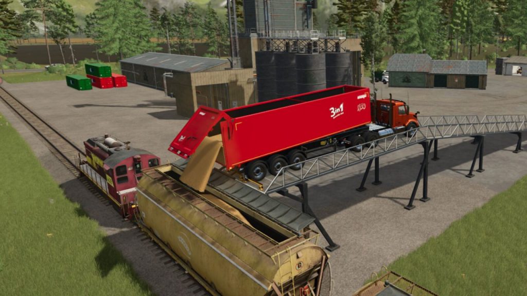 Train Loading Ramp V1.0.0.0 - FS25 / FS22 Mod