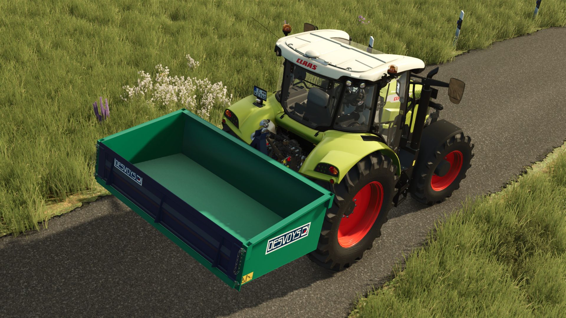 Desvoys 3-point mounted skip V1.0.0.0 - FS25 / FS22 Mod
