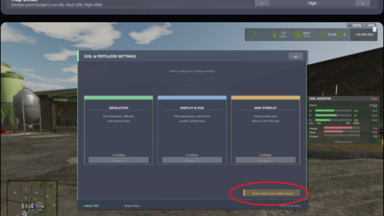 Realistic Soil & Fertilizer V2.2.3.6 - FS25 / FS22 Mod